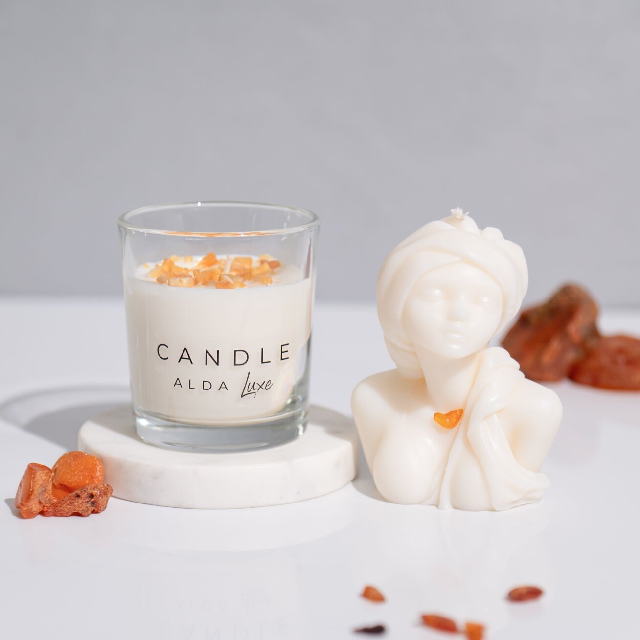 AMBER LOVE | Candle Set with Amber and a Natural Luxury Scent