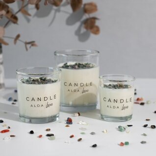 INNER PEACE | Candle with Agate and Ylang Ylang Oil