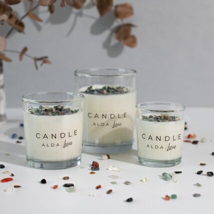 INNER PEACE | Candle with Agate and Ylang Ylang Oil INNER PEACE | Candle with Agate and Ylang Ylang Oil